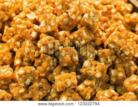 Photo of cubes of east sweet candies