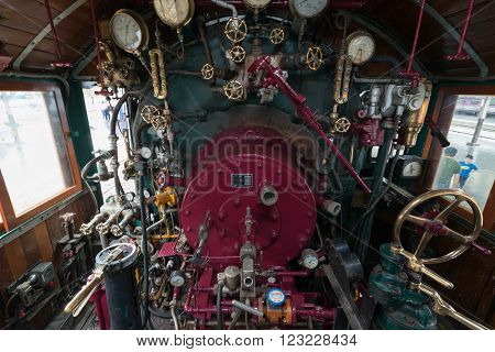 Steam Train At State Railway Of Thailand 119 Years Anniversary