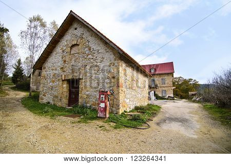 abandoned house of Tatoi Palace, the place where stayed the former greek Royal family