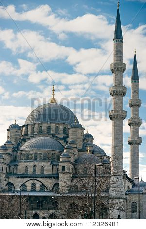 Yeni Cami (nueva mezquita), Estambul, Turquía.