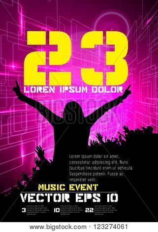 Dance Party - Vector Illustration