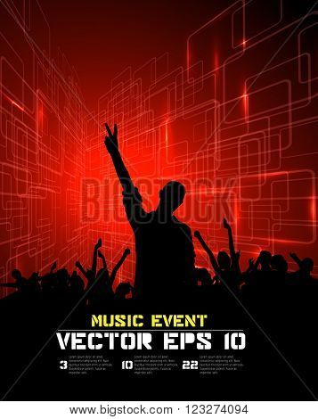 Dance Party - Vector Illustration