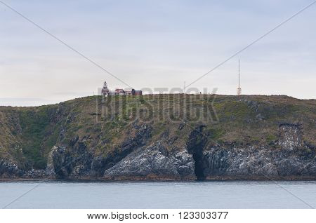 Cape Horn Lighthouse. The unmanned light station is the southernmost point of Cape Horn and is administered by the Chilean Navy. Cape Horn is where the Atlantic and Pacific Oceans meet and lies on the north edge of the Drake Passage.
