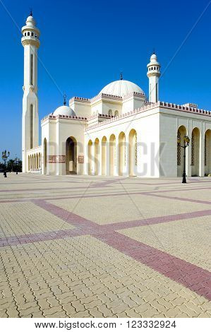 Manama, Bahrain -  December 9, 2006: The Al Fateh Mosque, also know as Great Mosque.