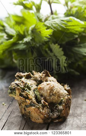Deadnettle And Muffin On Background