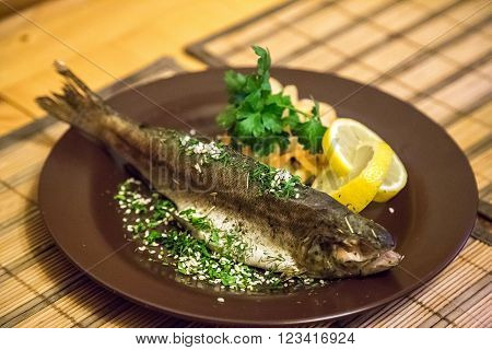 Fried Fish With Fresh Lemon