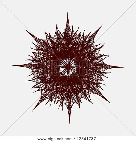 Brown Vector Flower