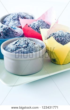 cupcake with chocolate and pears homemade  italy