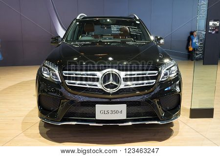 Nonthaburi - March 23:new Mercedes Benz Gls 350D Amg Premium On Display At The 37Th Bangkok Internat