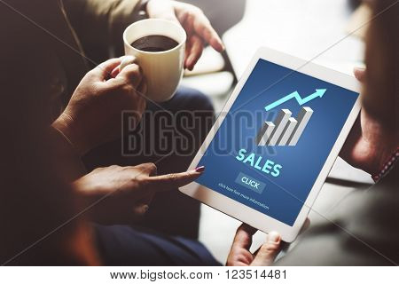 Sales Sell Selling Commerce Costs Profit Retail Concept