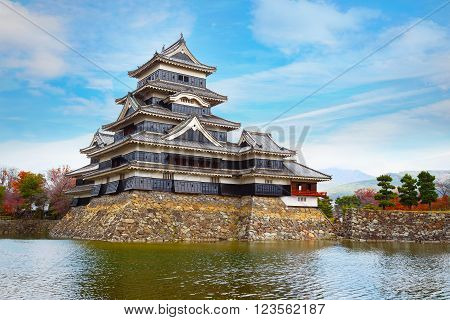 Matsumoto Castle in Matsumoto City, Nagano, Japan