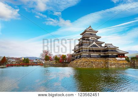 Matsumoto Castle in Matsumoto City, Nagano, Japan