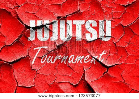 Grunge cracked jujutsu sign background with some soft smooth lines