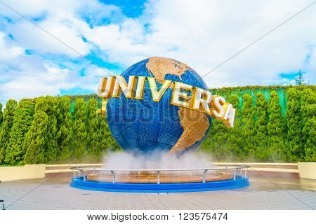 OSAKA, JAPAN - December 1, 2015: Universal Studios Japan (USJ). According to 2014 Theme Index Global Attraction Attendance Report, USJ is ranked fifth among the top 25 amusement parks worldwide.