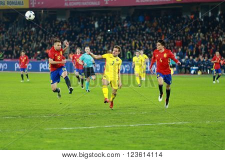 Football Player In Action In The Field