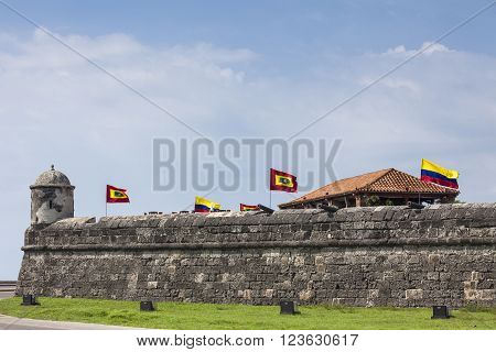 Santo Domingo Bulwark in Cartagena de Indias