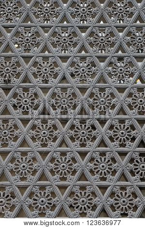 Detail of an old door in Paris