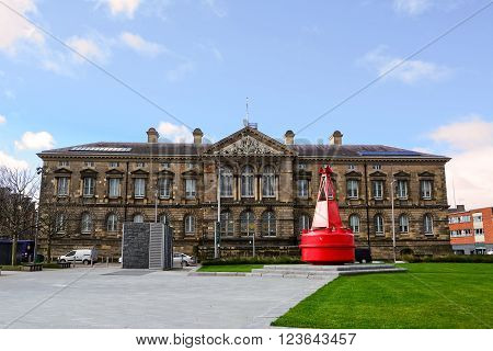 Customs House in downtown of Belfast (United Kingdom)