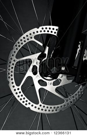 Horské kolo přední kolo s mechanická kotoučová brzda