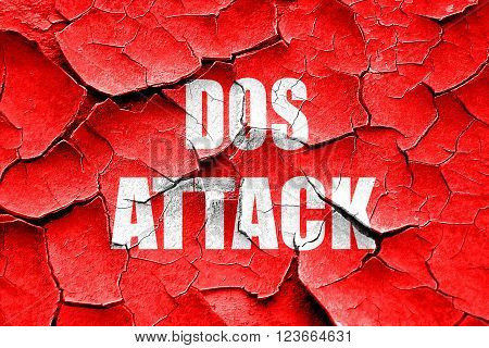 Grunge cracked Cyber warfare background with some smooth lines