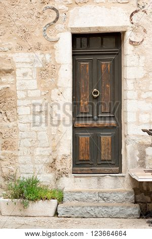 Famous Saint Guilhem le Desert village protected by UNESCO, France