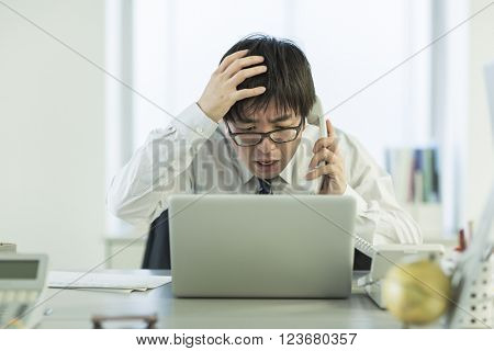The businessman who calls while being at the wits end