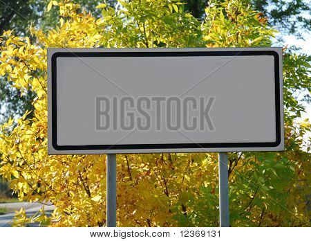 empty billboard