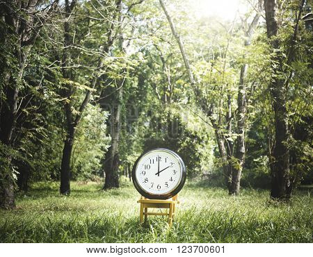 Clock Day 2PM Minute Nature Inspiration Time Concept