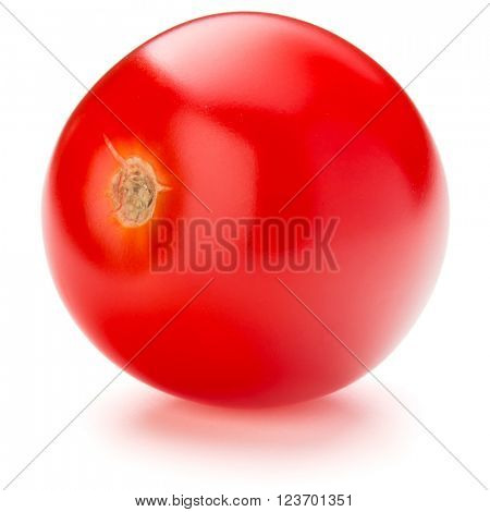 fresh cherry tomato isolated on white background cutout