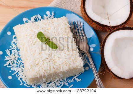 Brazilian Traditional Dessert: Sweet Couscous (tapioca) Pudding (cuscuz Doce)