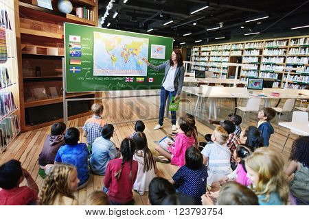 Geography Worldwide Explorer Continent Country Concept