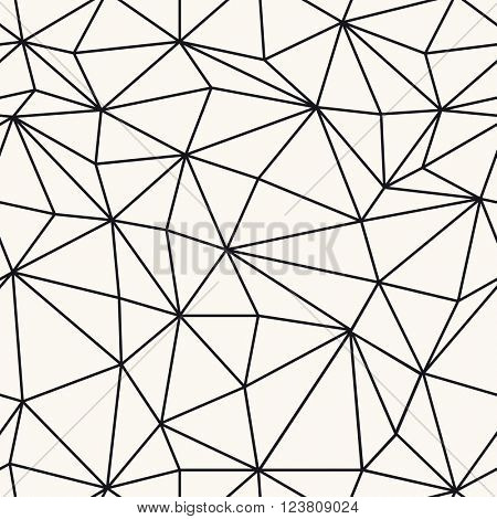 Wireframe Abstract Surface Seamless Pattern