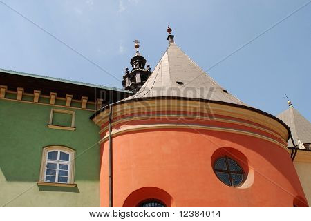 Malý Rynek ve starém městě. Krakov, Polsko