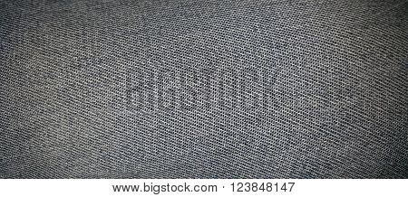 Texture of denim. Texture of jeans.  Dark blue Background
