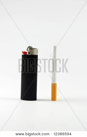 lighter and cigarette