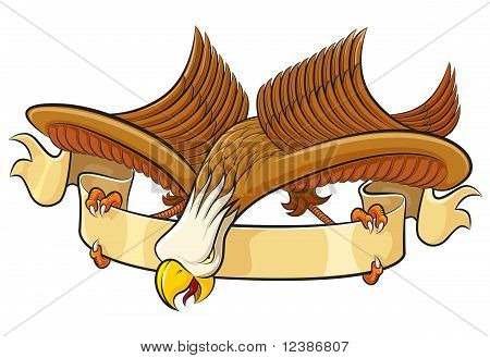 Águila con Banner