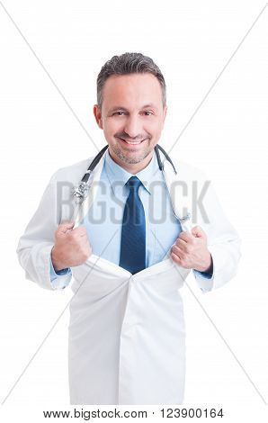 Medic Or Doctor Acting Like A Super Hero