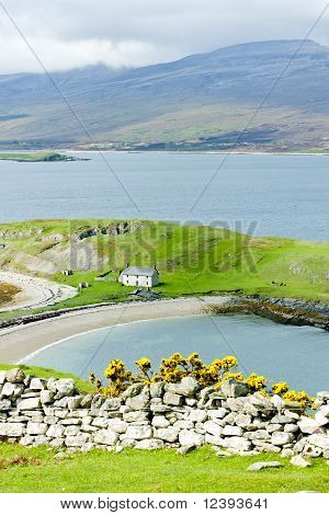 V Loch Eriboll, Vysočiny, Skotsko