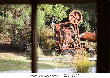 The Tarkine in Tasmania. A scene from the Corinna Wilderness Experience located in the Tarkine on the Pieman River. Corinna is a former gold rush town that is now used as an accommodation base for exploring the region. Taken February 2016.