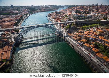 City of Porto aerial view, Portugal