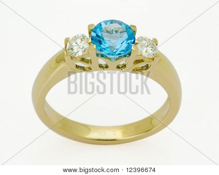 met de diamond ring