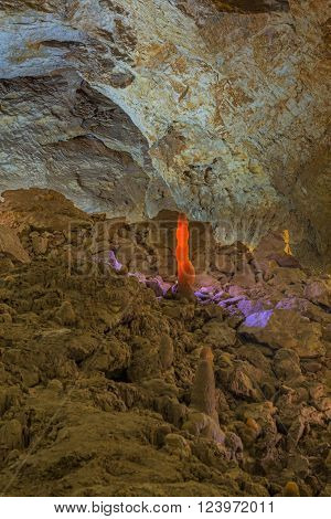 New Athos Cave interior New Athos Abkhazia Georgia