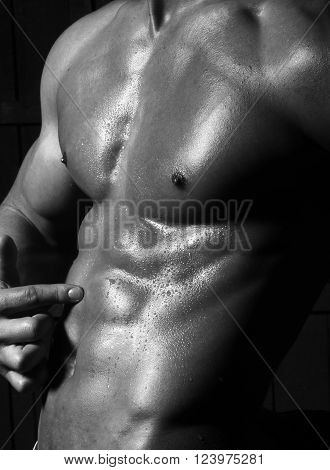 One Beautiful Sensual Male Body