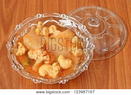 Hot And Spicy Curry Of Water Orange With Fish