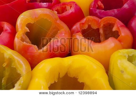 bellpeppers gotowy do napełniania