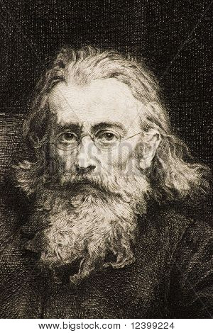 Reproduktion von antiken Lithografie