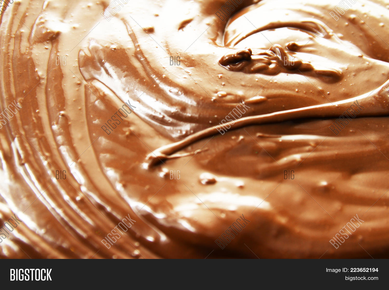Melted Chocolate Image Photo Free Trial Bigstock
