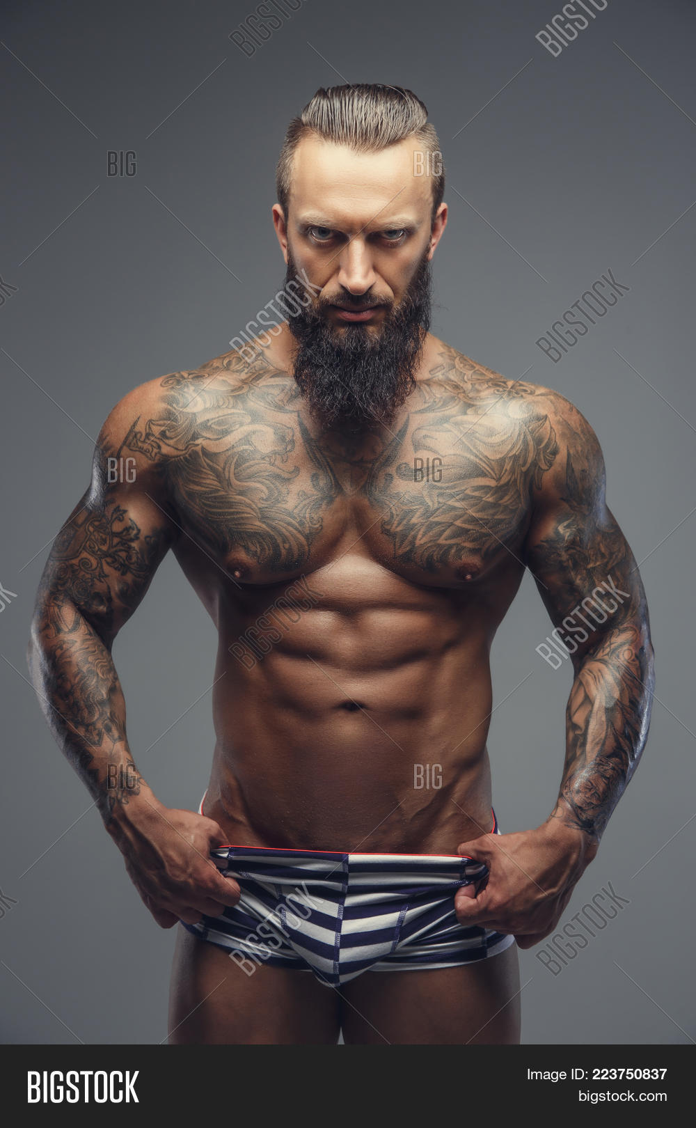 Naked Bearded Man Image & Photo (Free Trial) Bigstock