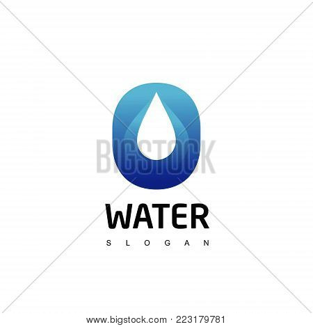 Letter O Logo Design, O Water Logo