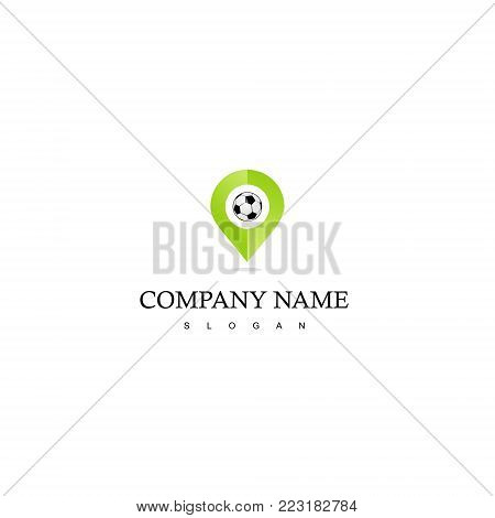 soccer logo for soccer website or soccer field